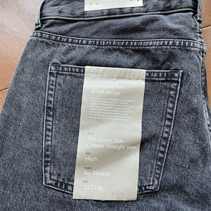 Everlane black wash jeans
